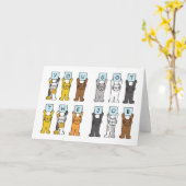 Nieuwe Cartoons gefeliciteerd met werk Kaart (Gele Bloem)