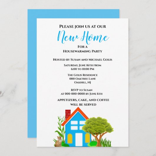 Nieuwe Casual stijl voor thuisverwarming Kaart (Voorkant / Achterkant)