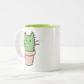 Nieuwe Catcus-Mok Tweekleurige Koffiemok (Voorkant links)