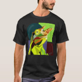 Nieuwe Cham op het Blok—Jackson's Kameleon  T-shirt (Voorkant)