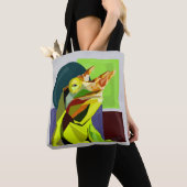 Nieuwe Cham op het Blok—Jackson's Kameleon  Tote Bag (Dichtbij)