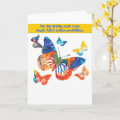 Nieuwe Chapter Birthday Kaart (Gele Bloem)