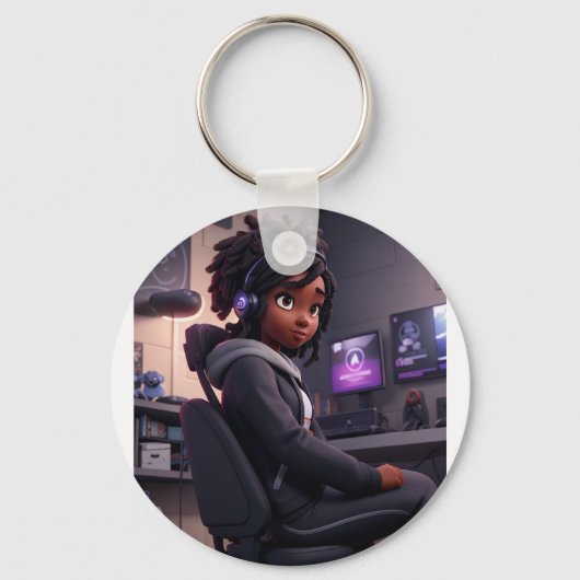 Nieuwe chat Gebruikerstitel voor sleutelhanger Cha (Achterkant)