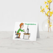 NIEUWE CHAUFFEUR BINNENKORT GELUKKIG **13E VERJAAR KAART (Gele Bloem)