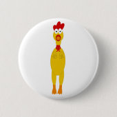 Nieuwe Chicken Pin Ronde Button 5,7 Cm (Voorkant)