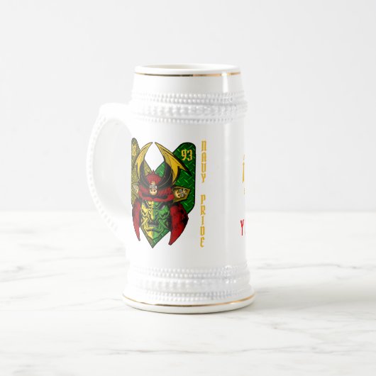 NIEUWE CHIEF OP DECK STEIN BIERPUL (Voorkant links)