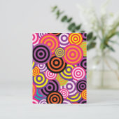 Nieuwe Cirkel Abstracte kunst Briefkaart (Staand voorkant)