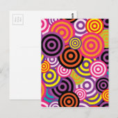 Nieuwe Cirkel Abstracte kunst Briefkaart (Voorkant / Achterkant)