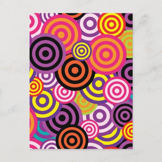 Nieuwe Cirkel Abstracte kunst Briefkaart (Voorkant)