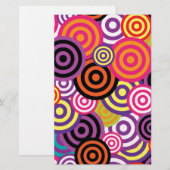 Nieuwe Cirkel Abstracte kunst Briefpapier (Voorkant / Achterkant)