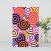 Nieuwe Cirkel Abstracte kunst Briefpapier (Staand voorkant)