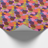 Nieuwe Cirkel Abstracte kunst Cadeaupapier (Hoek)