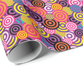 Nieuwe Cirkel Abstracte kunst Cadeaupapier (Rol Hoek)