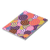 Nieuwe Cirkel Abstracte kunst Notitieblok (Linkerzijde)