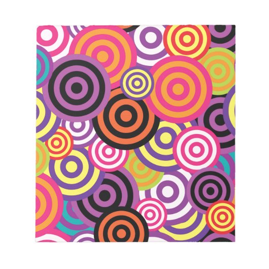 Nieuwe Cirkel Abstracte kunst Notitieblok (Voorkant)