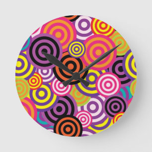Nieuwe Cirkel Abstracte kunst Ronde Klok