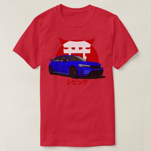 Nieuwe Civic 11e generatie T-shirt (Design voorkant)
