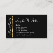 Nieuwe Classy Real Estate Visitekaartjes (Voorkant)