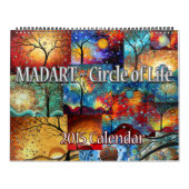 NIEUWE Colorful MADART 2015 Circle of Life Calenda Kalender (Hoes)
