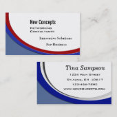 Nieuwe concepten, IT-consultants Visitekaartje (Voorkant / Achterkant)