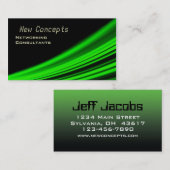 Nieuwe concepten, netwerkconsultants visitekaartje (Voorkant / Achterkant)