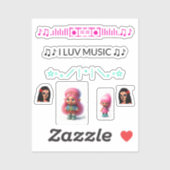 Nieuwe Cool Trendy iPhone Stickers voor Back of Ph (Vel)