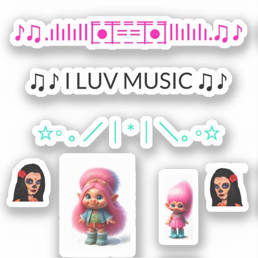 Nieuwe Cool Trendy iPhone Stickers voor Back of Ph (Voorkant)