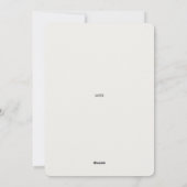 Nieuwe coördinaten Rust Holiday Moving Aankondigin Feestdagenkaart (Achterkant)