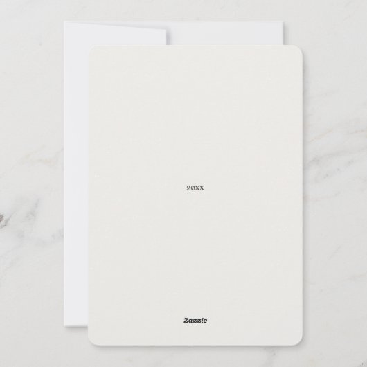 Nieuwe coördinaten Rust Holiday Moving Aankondigin Feestdagenkaart (Achterkant)