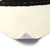 Nieuwe correcte kaart van de vlakke aarde poster (Hoek)