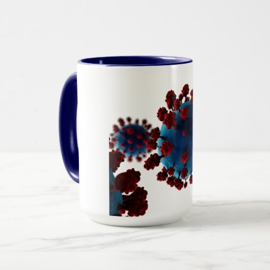 Nieuwe COVID-19-variant Mok (Voorkant links)