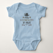Nieuwe cowboy in de stad Baby Bodysuit (Voorkant)