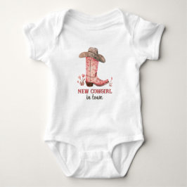 Nieuwe Cowgirl in Town Roze Laarzen Cute Western Romper