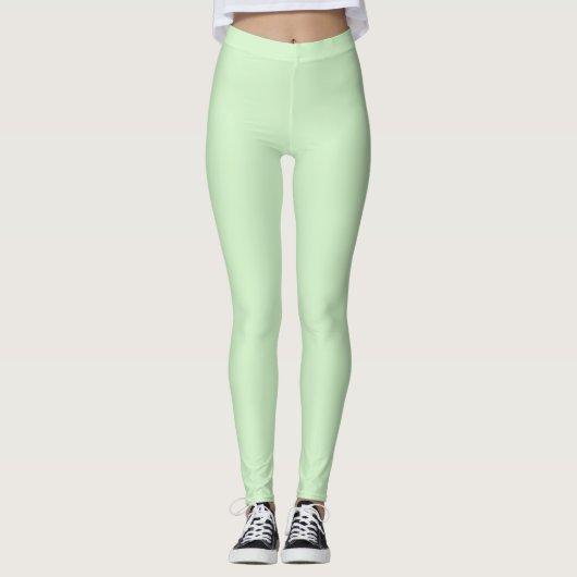 Nieuwe Creame Green Leggings (Voorkant)