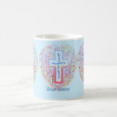 Nieuwe creatie Christelijke Cross Mok (Center)