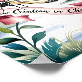 Nieuwe Creatie In Christus Christelijke Kwekerij W Poster (Hoek)