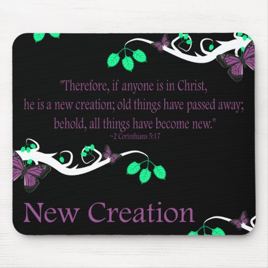 Nieuwe creatie muismat (Voorkant)