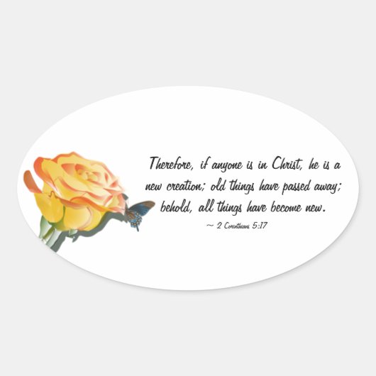 Nieuwe creatie ovale sticker (Voorkant)