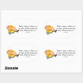 Nieuwe creatie ovale sticker (Vel)