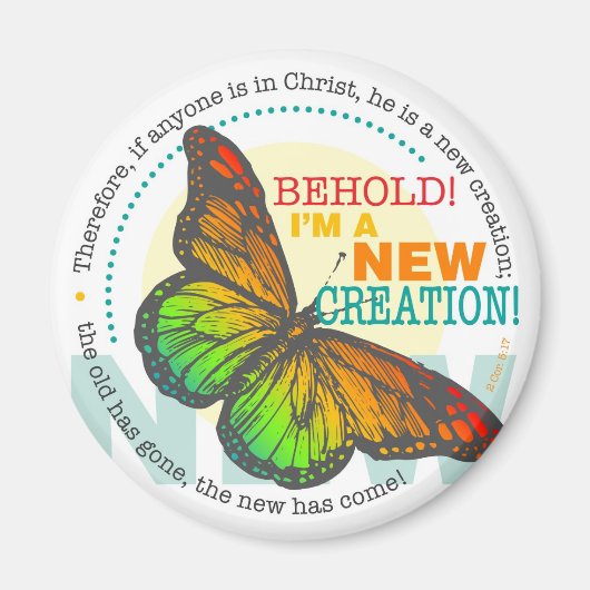 Nieuwe creatie vlinder magneet (Voorkant)