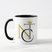 Nieuwe Crowns and Thrones™ Logo Christelijk Mok (Links)
