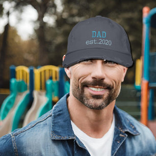 NIEUWE DAD - est.2020 Geborduurde Pet