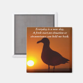 Nieuwe dag_ magneet (Voorkant / Achterkant)