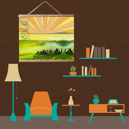 Nieuwe dag met Inspirerend prijsopgave voor zonneb Hangend Wandkleed