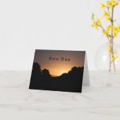 Nieuwe dag-Nota Kaart! Kaart (Gele Bloem)