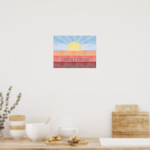 Nieuwe dag poster (Keuken)