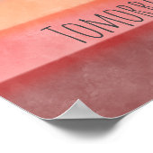 Nieuwe dag poster (Hoek)