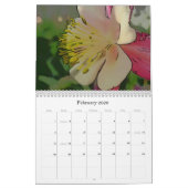 Nieuwe dag tuinen 2012 Agenda - Waterverf stijl Kalender (Feb 2026)