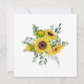 Nieuwe datum Waterverf Floral Postponed Wedding Ca Kaart (Achterkant)