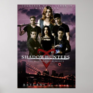Nieuwe Dawn Shadowhunters 3b Poster